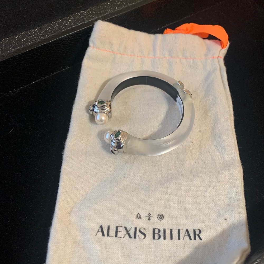 Alexis Bittar
 Antiquity Multi-Crystal Imitation Pearl Lucite Cuff Bracelet